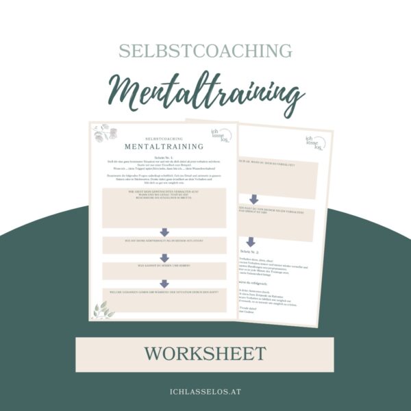 Produktbild Mentaltraining Worksheet
